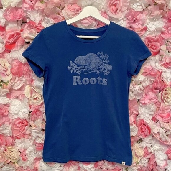 Roots Signature Tee Sz S - Picture 1 of 6